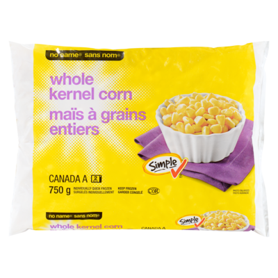 No Name Whole Kernel Corn 750 g, $0.47/100g