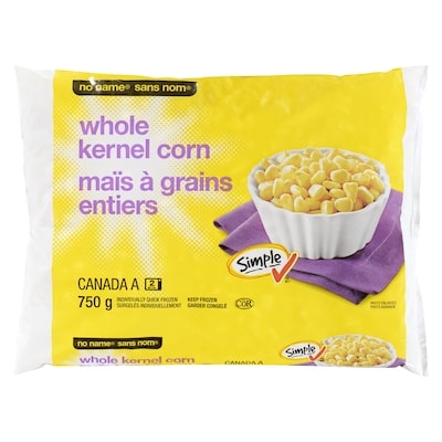 No Name Whole Kernel Corn 750 g, $0.47/100g