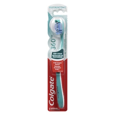 Colgate 360 Toothbrush with Tongue and Cheek Cleaner 1 ea, $5.99/1ea