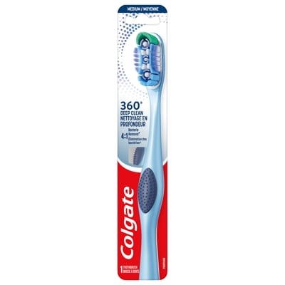 Colgate Brosse à dents moyenne 360 1 ea, 4,00 $/1ch