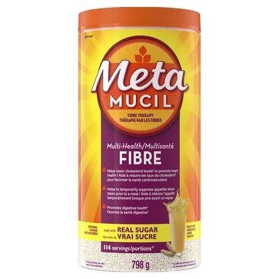 Metamucil Fiber Supplement Powder, Original 798 g, $4.51/100g