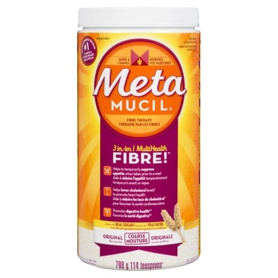 Metamucil Fibres MultiSanté sans saveur texture originale 798 g, 4,32 $/100g