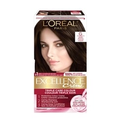 Excellence Crème Hair Dye, Permanent Hair Color G Dark Brown
