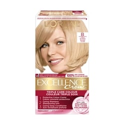 Excellence Crème Hair Dye, Permanent Hair Color B Light Blonde