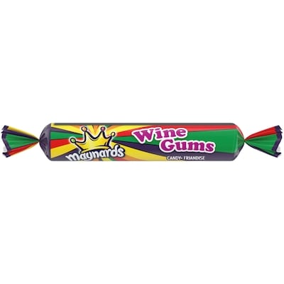 Maynards Rouleaux de jujubes Wine Gums 18x44.0 g, 2,84 $/100ch