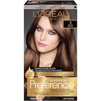 L’Oréal Colorant capillaire 5 Milan Superior Preference 1 ea, 19,49 $/1ch