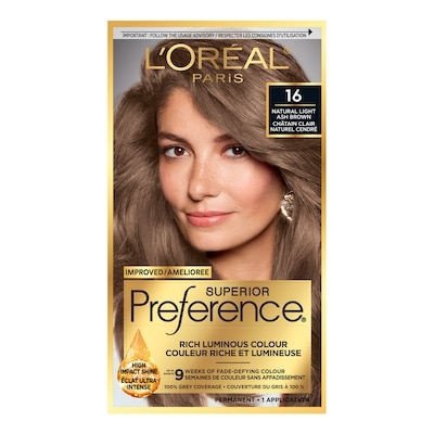 L'Oreal Paris Superior Préférence Permanent Hair Color Natural Light Ash Brown 1 ea, $18.49/1ea