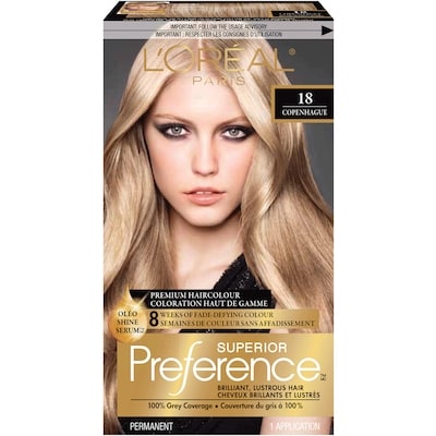 L’Oréal Colorant capillaire Superior Preference nuance 18 Copenhague 1 ea, 19,49 $/1ch