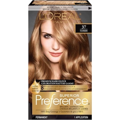 L’Oréal Colorant capillaire 37 blond doré Superior Preference 1 ea, 19,49 $/1ch
