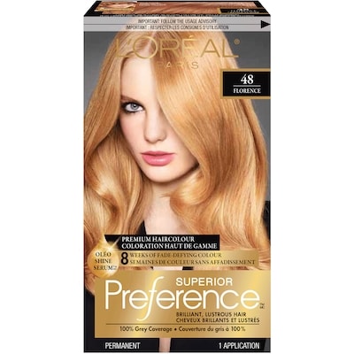 L'Oreal Paris Superior Preference Hair Colour, 48 Copper Blonde 1 ea, $18.69/1ea