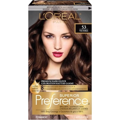 L'Oreal Paris Superior Preference Hair Colour, 53 Victoria 1 ea, $15.99/1ea