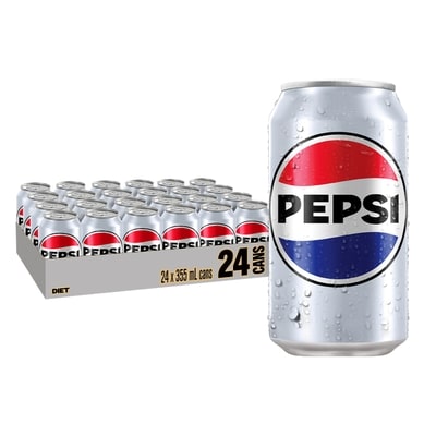 Pepsi Diet Cola 24x355.0 ml, $0.15/100ml