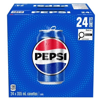 Pepsi Cola 24x355.0 ml, 0,19 $/100ml