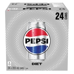 Pepsi Diet Cube Soda 24x355.0 ml, $0.19/100ml