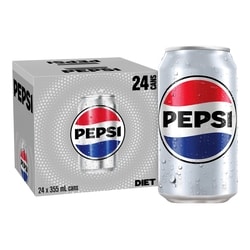 Pepsi Cola Diète 24x355.0 ml, 0,19 $/100ml