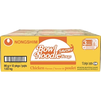 Bowl Noodles, Savory Chicken