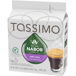 Tassimo Nabob Café Crema Coffee Single Serve T-Discs 14 ea