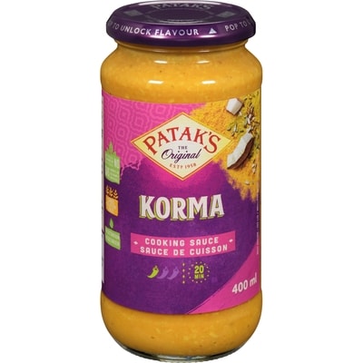 Pataks Korma Cooking Sauce 400 ml, $1.00/100ml