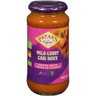 Pataks Mild Curry Cooking Sauce 400 ml, $1.00/100ml