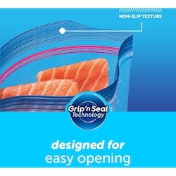Ziploc Freezer Bags Small, with Grip 'n Seal Technology - 25 ea