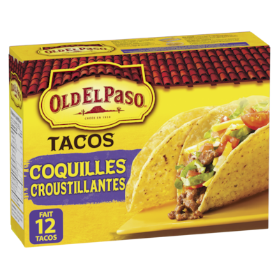 Old El Paso Coquilles croustillantes à Tacos 125 g, 3,59 $/100g