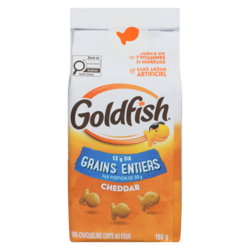 Pepperidge Farm Goldfish  faits de grains entiers Cheddar (180 g) 180 g, 2,50 $/100g