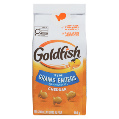 Pepperidge Farm Goldfish  faits de grains entiers Cheddar (180 g) 180 g, 1,39 $/100g