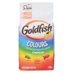 Pepperidge Farm Goldfish  Colours 180 g, $1.39/100g