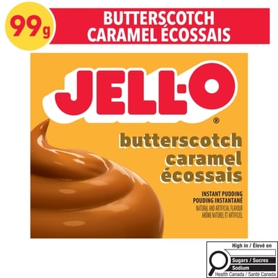 Jell-O Pouding instantané Caramel écossais 99 g, 2,52 $/100g