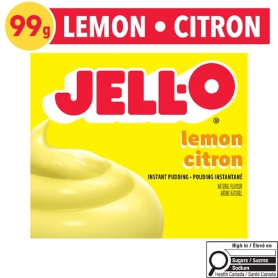 Jell-O Pouding instantané Citron 99 g, 2,52 $/100g