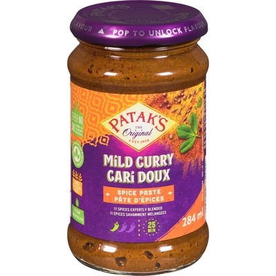 Pataks Mild Curry Paste 284 ml, $2.11/100ml