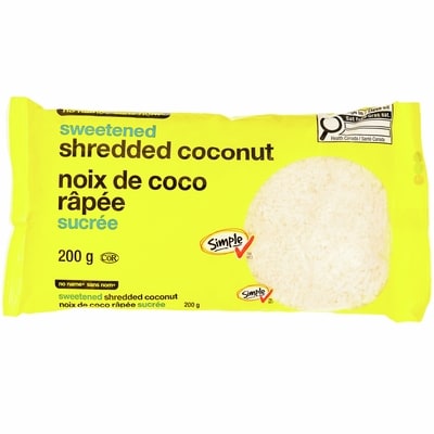 Sans Nom Noix de coco râpée sucrée 200 g, 1,65 $/100g