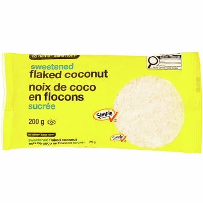 No Name Sweetened Flaked Coconut 200 g, $1.75/100g