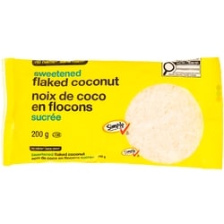 No Name Sweetened Flaked Coconut 200 g, $1.75/100g