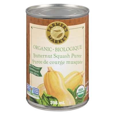 Farmer's Market Organic Butternut Squash, BPA Free Liner 425 g, $1.17/100ml