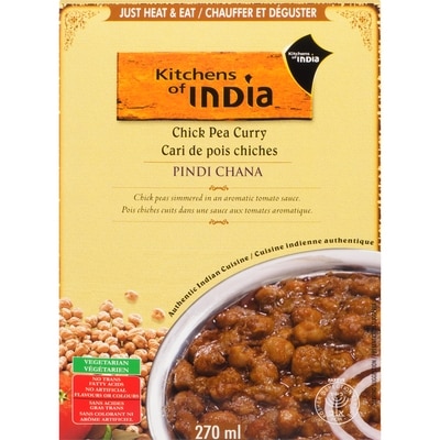 Kitchens of India Cari de pois chiches 270 ml, 1,48 $/100ml