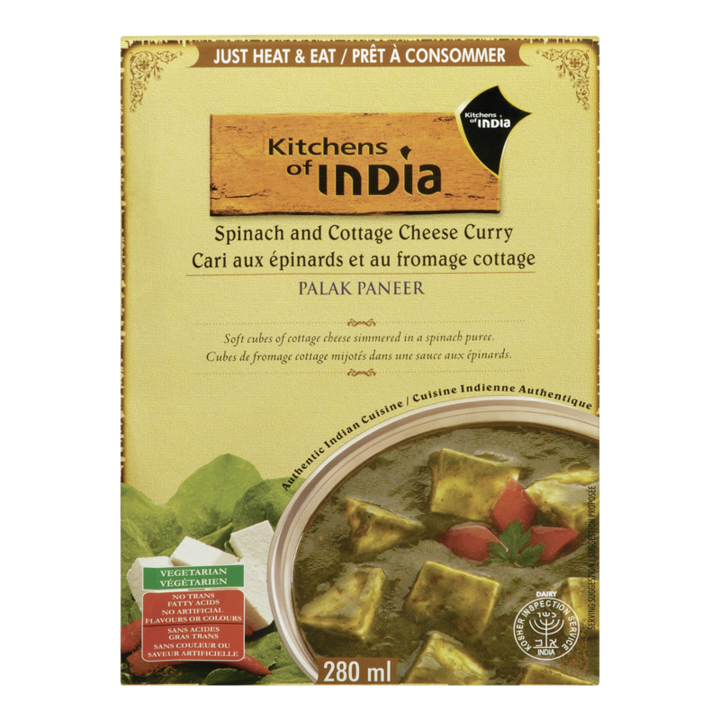 Palak Paneer Spinach Cottage Cheese Curry