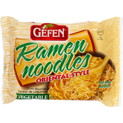 Gefen Nouilles Ramen légumes casher 85 g, 1,16 $/100g