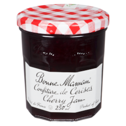 Bonne Maman Confiture de cerises 250 ml, 2,60 $/100ml