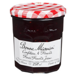 Bonne Maman Confiture aux 4 fruits 250 ml, 2,60 $/100ml
