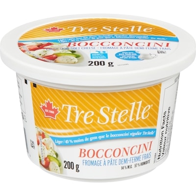 Tre Stelle Bocconcini léger 200 g, 4,50 $/100g