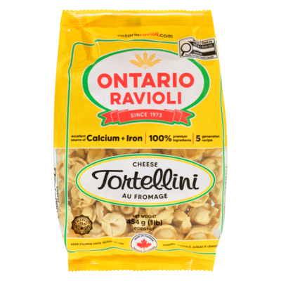 Ontario Ravioli Ontario Ravioli Ravioli with Cheese, Frozen 454 g, $1.43/100g