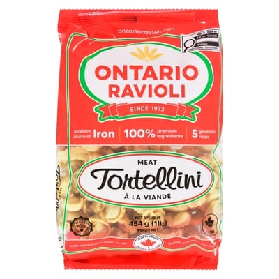 Ontario Ravioli Meat Tortellini 454 g, $1.21/100g
