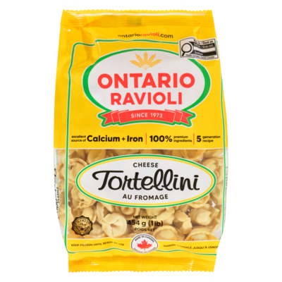 Ontario Ravioli Cheese Tortellini 454 g, $1.21/100g