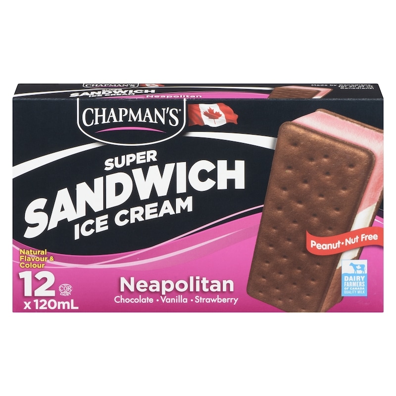Super Ice Cream Sandwich Neapolitan