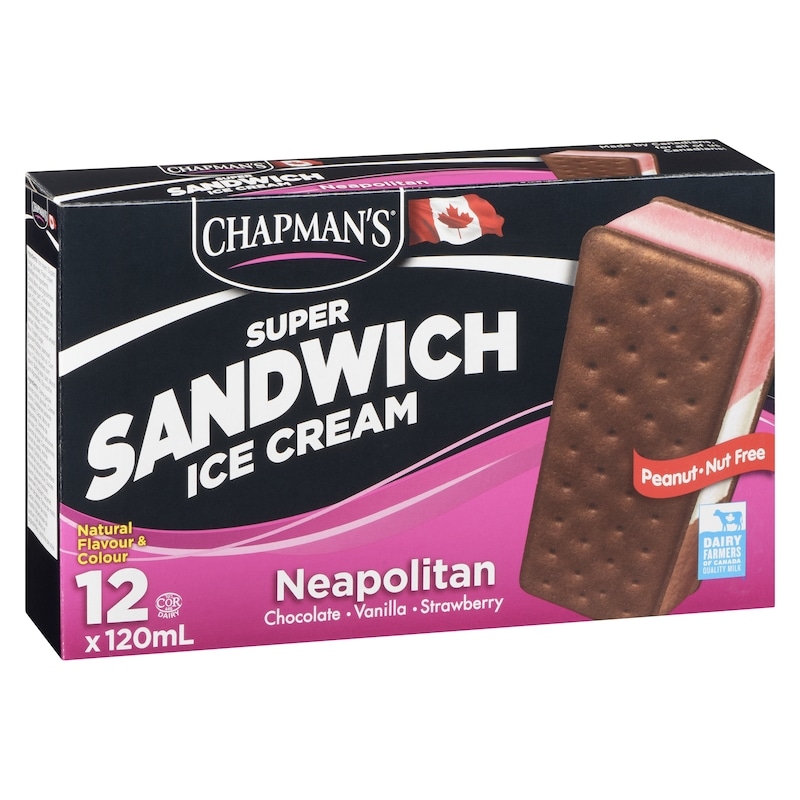 Super Ice Cream Sandwich Neapolitan