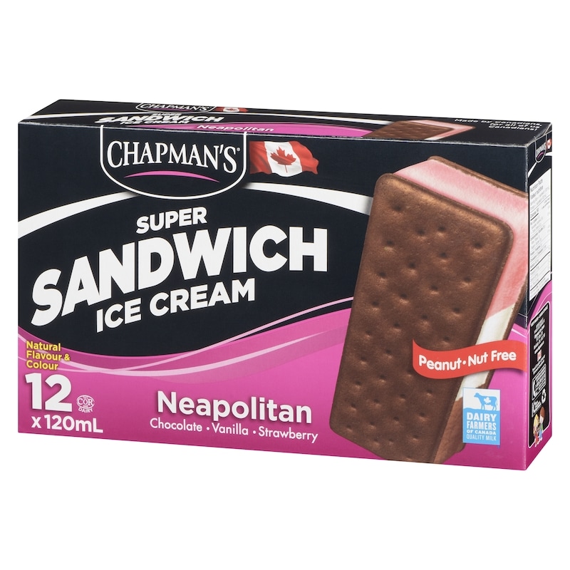 Super Ice Cream Sandwich Neapolitan