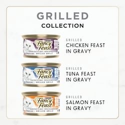 Purina Fancy Feast Grilled in Gravy Variety Pack Poultry Fish
