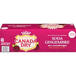 Canada Dry Édition limitée Soda gingembre canneberge paquet de 12 12x355.0 ml, 0,16 $/100ml