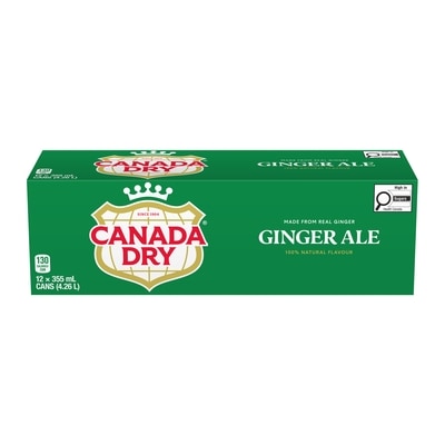 Canada Dry Ginger Ale 12x355.0 ml, $0.21/100ml